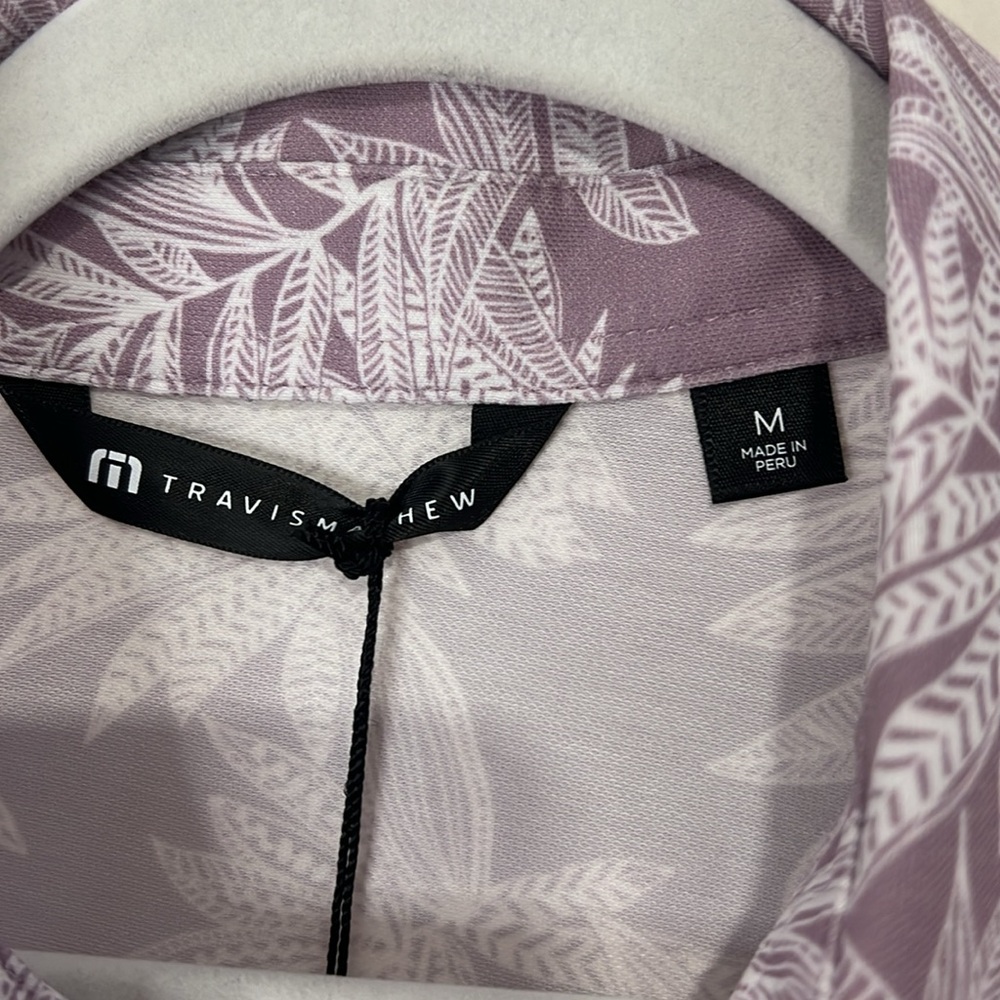 TRAVIS MATHEW Polo LARGE Sea Journey GOLF Shirt - Picture 4 of 12